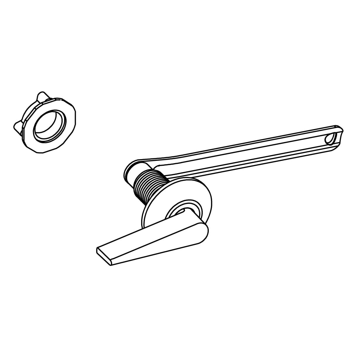 KOHLER Trip Lever Kit - Polished Chrome, K-1288036-CP
