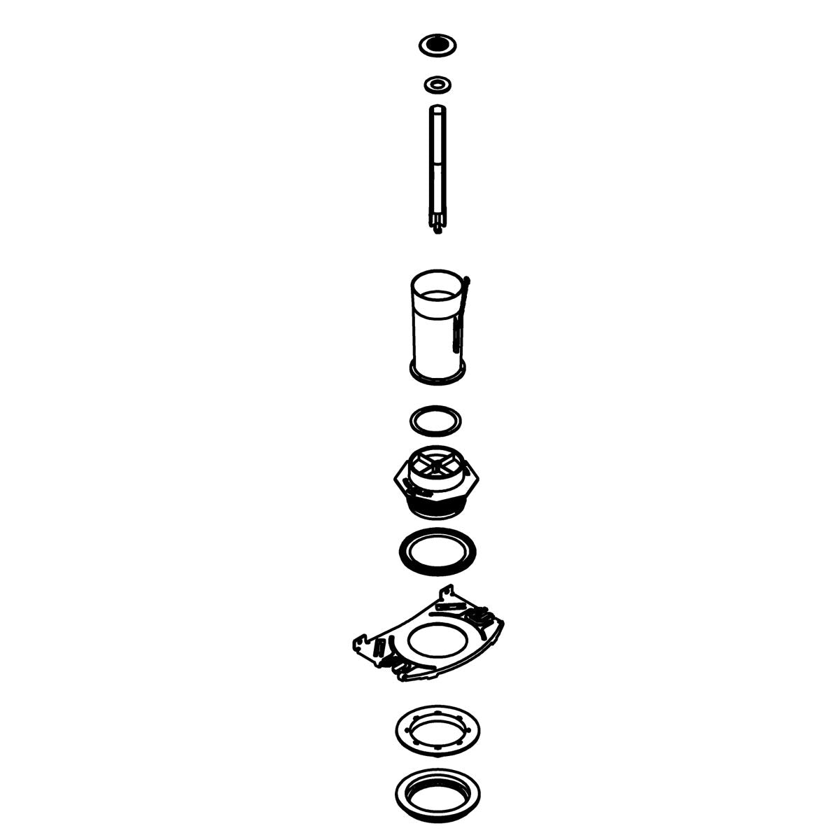 KOHLER CANISTER VALVE ASSEMBLY SERVICE KIT, K-1288037