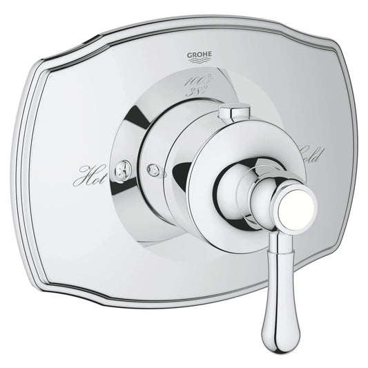 GROHE 19839000 Grohflex Custom Shower Thermostatic Valve Trim - Chrome