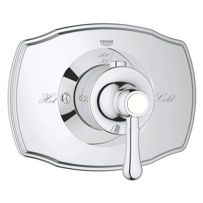 GROHE 19839000 Grohflex Custom Shower Thermostatic Valve Trim - Chrome
