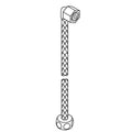 KOHLER Bidet Seat Inlet Hose - Honed Black, K-1289596-HB1