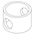 KOHLER OVERFLOW SHELL SERVICE KIT, K-1289829