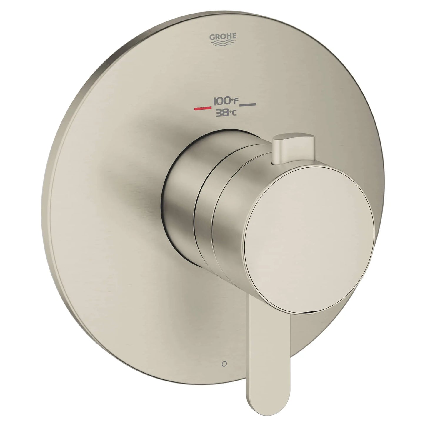 GROHE 19869EN0 Grohflex Single Function Thermostatic Valve Trim - Brushed Nickel