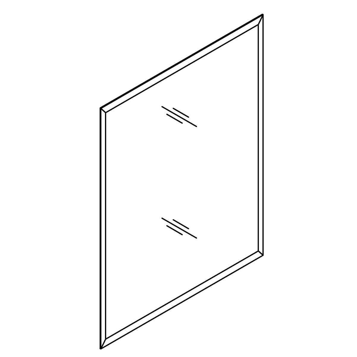 KOHLER Door Assembly, Mirrored Cabinet, 10 X 26, Bv, K-1293639