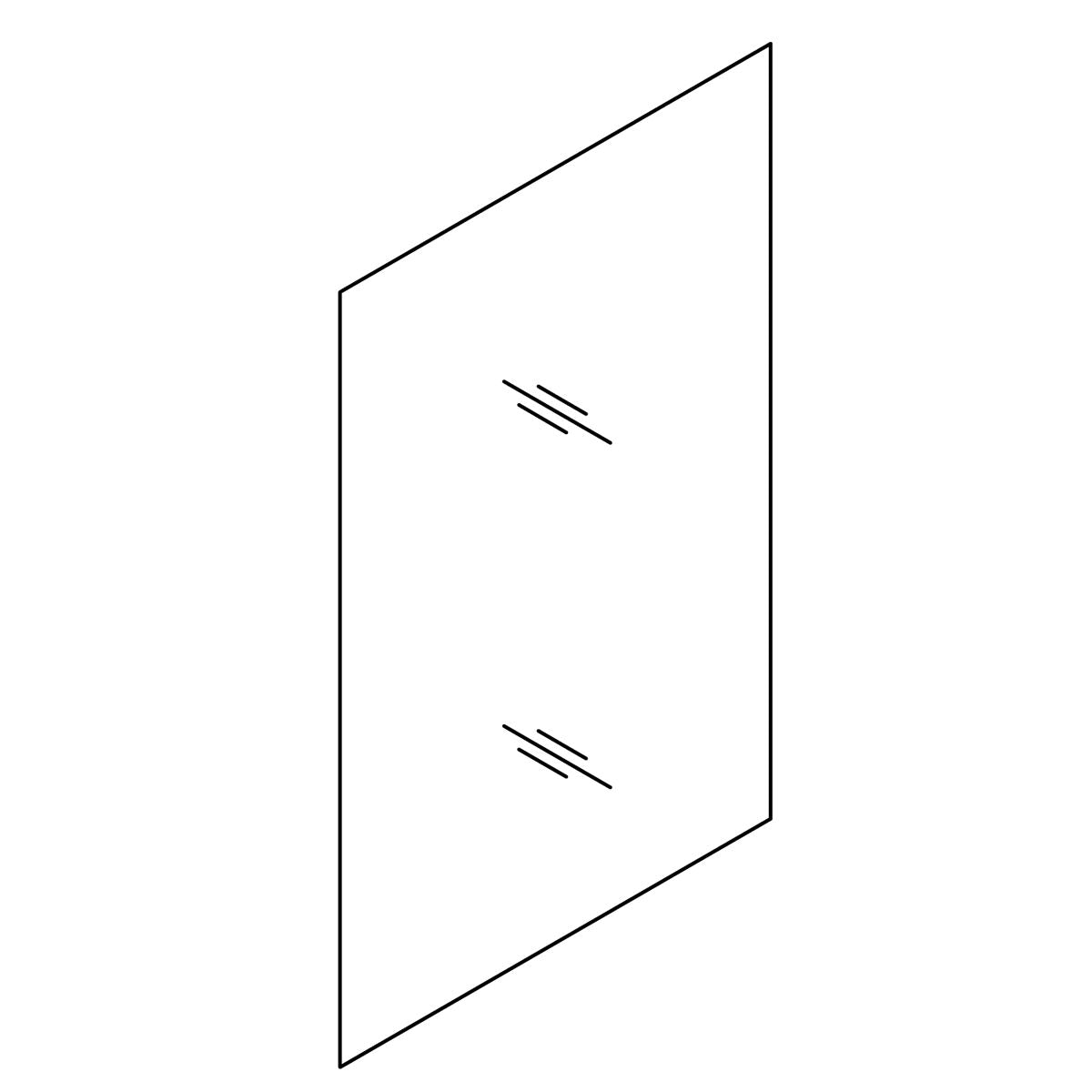 KOHLER Door Assembly, Mirrored Cabinet, 20X26, Flat, K-1293671