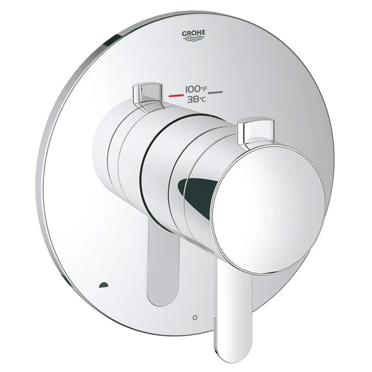 GROHE 19878000 Grohflex Dual Function Thermostatic Valve Trim - Chrome