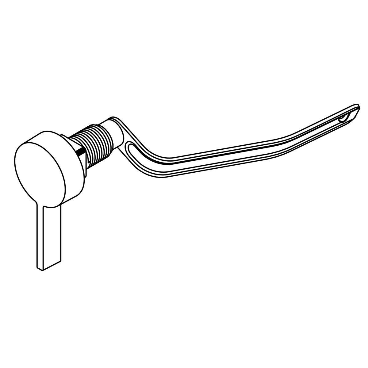 KOHLER Trip Lever Assembly - Polished Chrome, K-1293931-CP