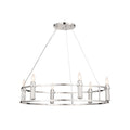 KICHLER 52490PN Rosalind Chandelier 6 Light - Polished Nickel
