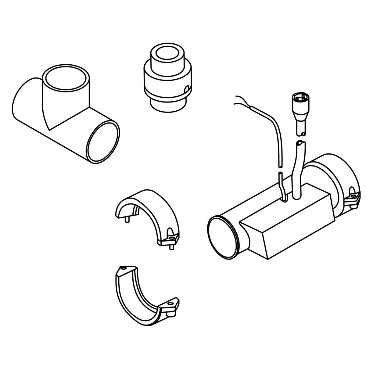 KOHLER IN-LINE 240V EXPERIENCE HEATER KIT, K-1295993