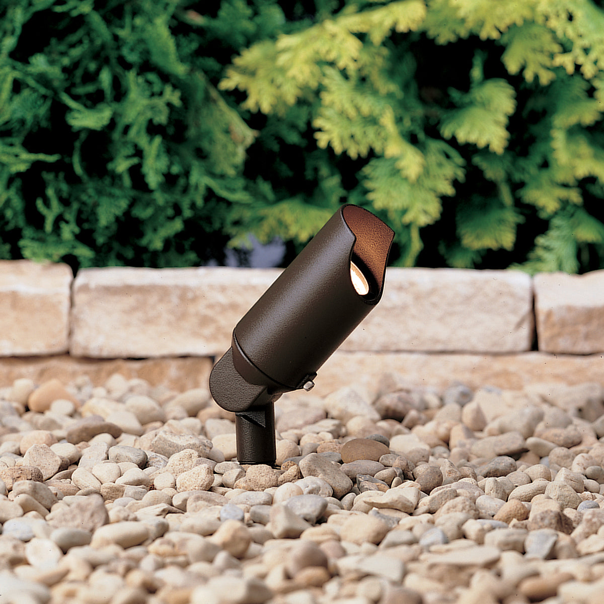 KICHLER 15398AZT 12V Mr11 Micro Accent Textured Architectural Bronze