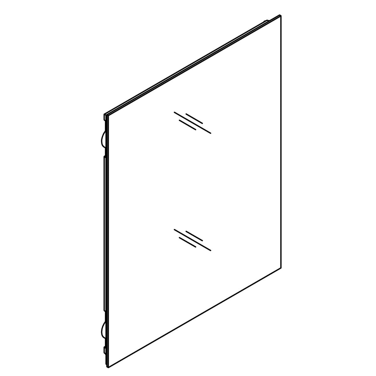 KOHLER Flat Pb Door Assembly, K-1296593