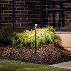 KICHLER 15310AZT 8" Dome 12V Path Light Textured Architectural Bronze
