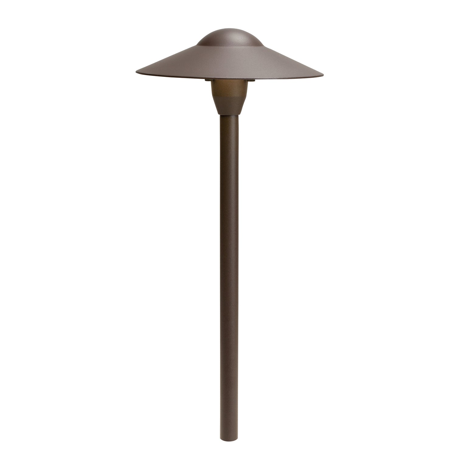 KICHLER 15310AZT 8" Dome 12V Path Light Textured Architectural Bronze