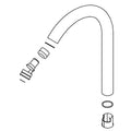 KOHLER Spout Tube Assembly - Vibrant Stainless, K-1297123-VS