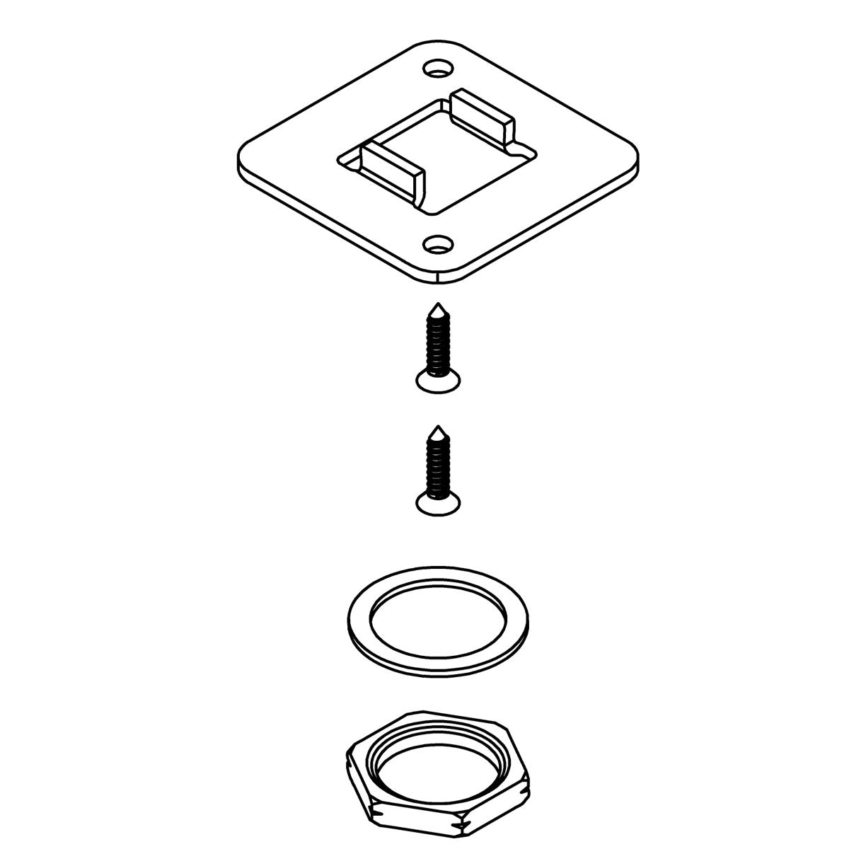 KOHLER Spout Mounting Hardware Kit, K-1297133