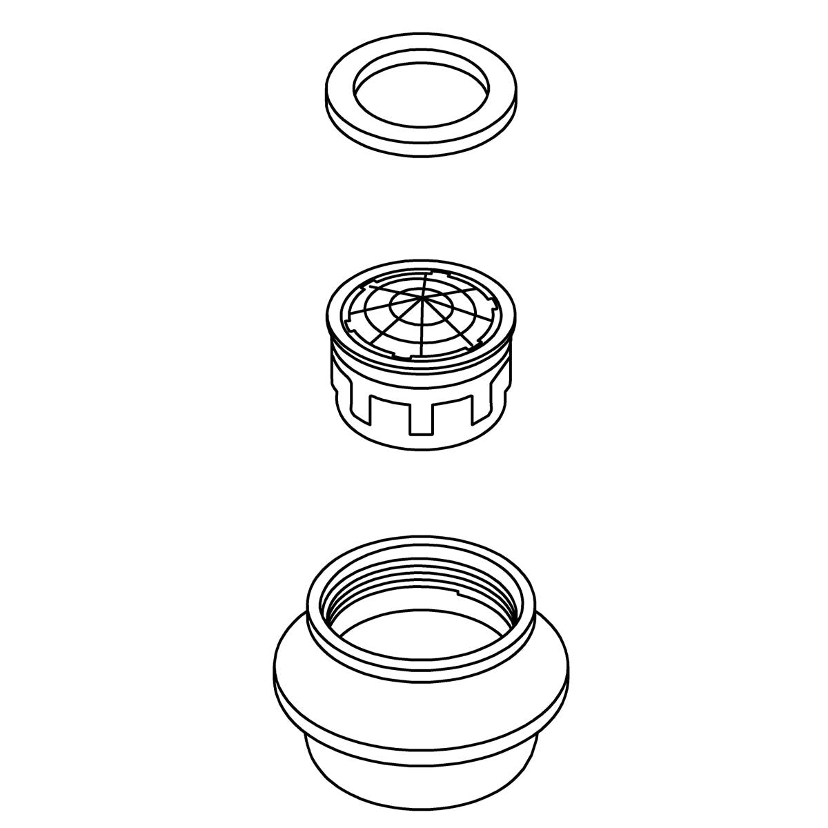 KOHLER Aerator Kit - Oil-Rubbed Bronze, K-1297234-2BZ