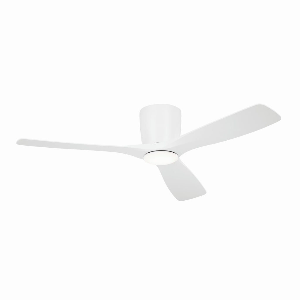 KICHLER 300154MWH Kichler 54 Inch Volos 3 Blade Indoor Ceiling Fan In Matte White With Matte White Blades