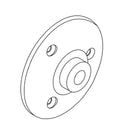 KOHLER Flange, Wall - Polished Chrome, K-1298757-CP
