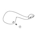MOEN 129900 Commercial Lever Handle Extended Reach 8416, 8418 - Chrome
