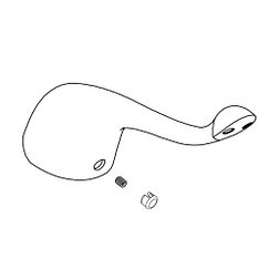 MOEN 129900 Commercial Lever Handle Extended Reach 8416, 8418 - Chrome