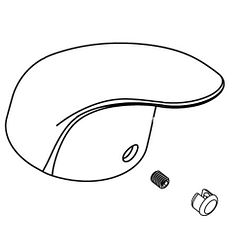 MOEN 129902 Commercial Lever Handle For 8414 Series - Brushed Nickel