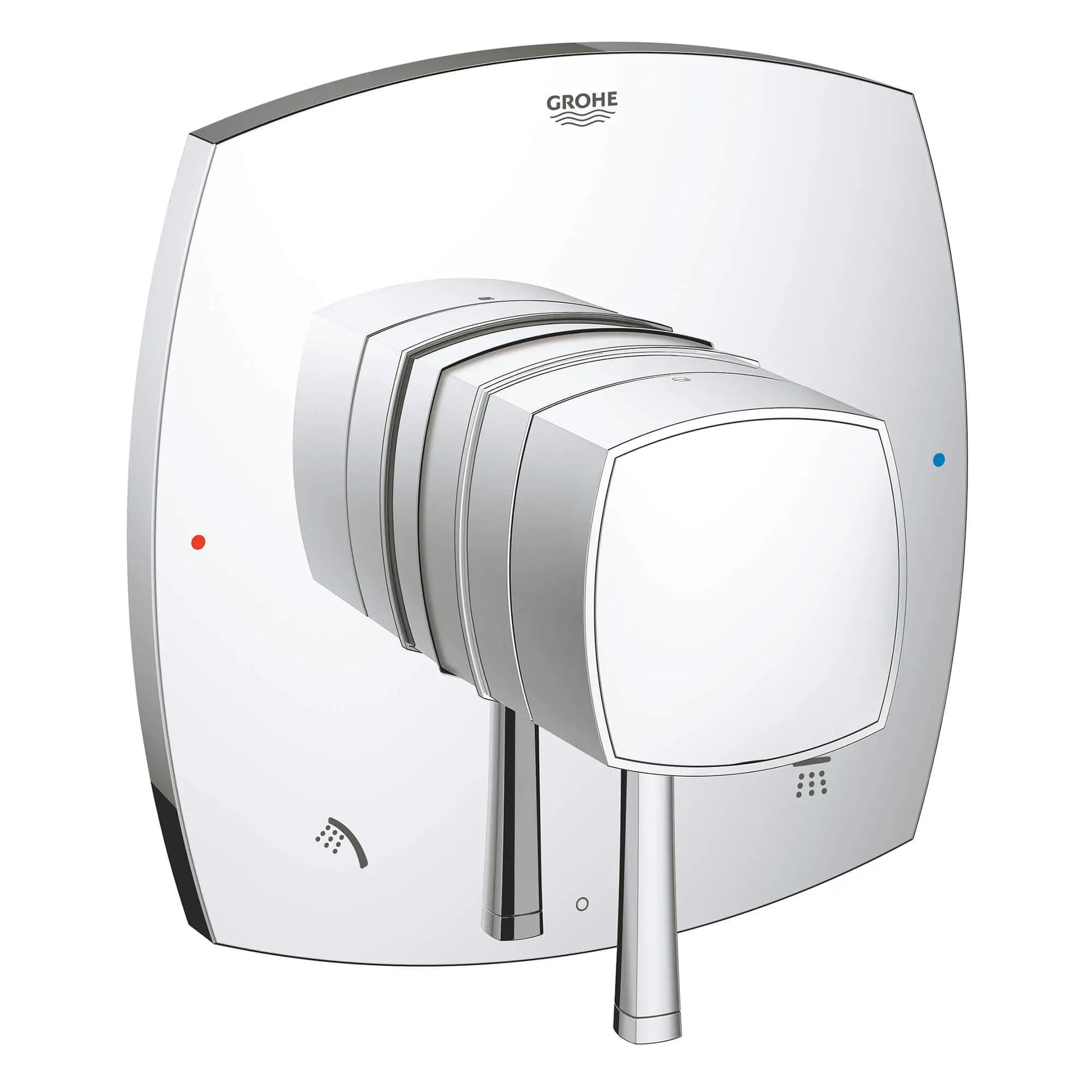 GROHE 19946000 Grandera Dual Function Pressure Balance Trim with Control Module - Chrome
