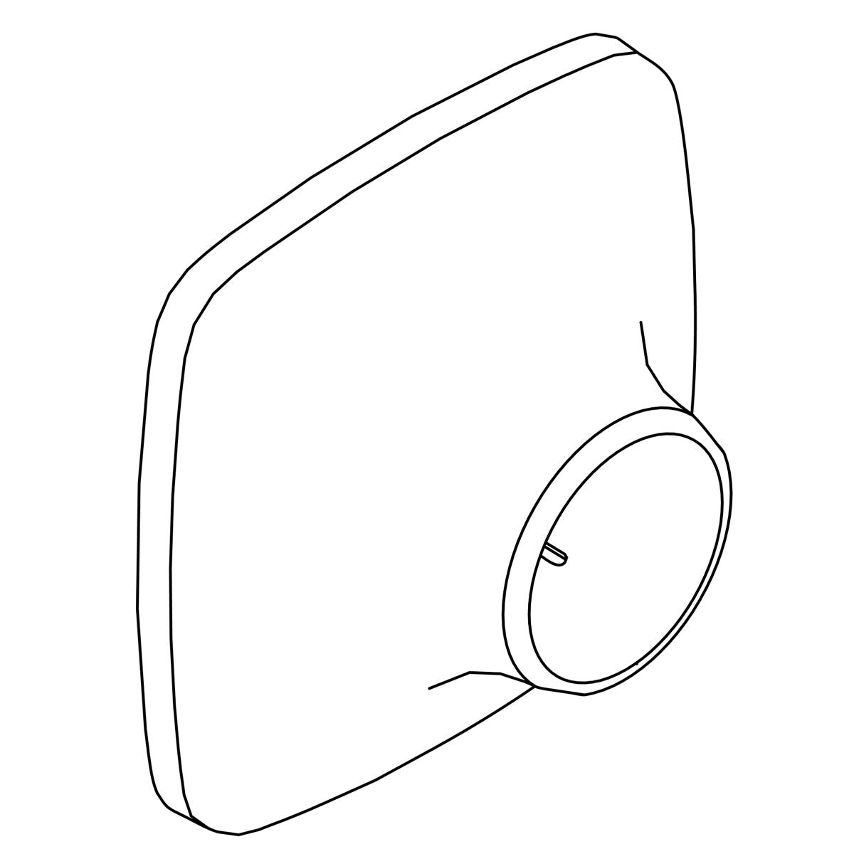 KOHLER Shower Arm Flange - Vibrant Brushed Nickel, K-1300861-BN