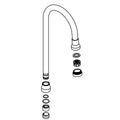 KOHLER Spout Assembly,Gooseneck Kit-Regular - Polished Chrome, K-1301325-CP