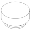 KOHLER Supply Stop Cover - Polished Chrome, K-1301346-CP