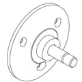 KOHLER Kit,Body Mounting Flange - Polished Chrome, K-1301978-CP