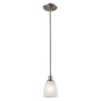 THOMAS 1301PS/20 Jackson 4'' Wide 1-Light Mini Pendant - Brushed Nickel