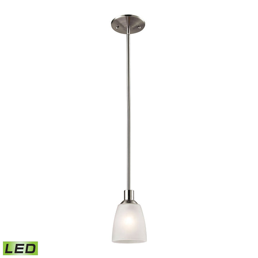 THOMAS 1301PS/20-LED Jackson 4'' Wide 1-Light Mini Pendant - Brushed Nickel