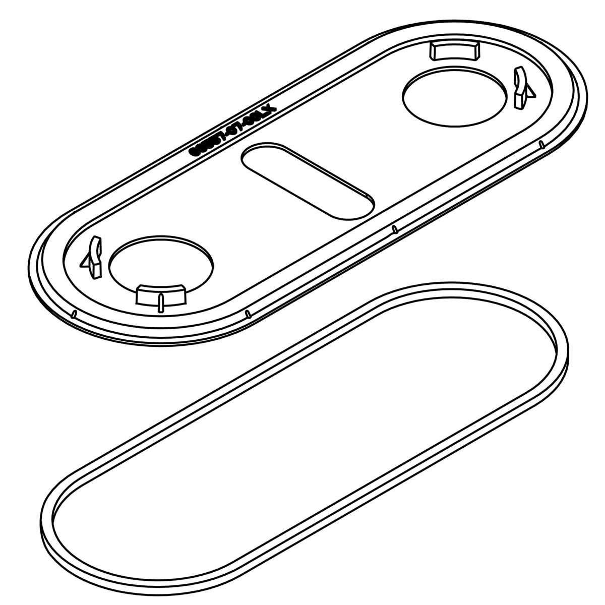 KOHLER Putty Plate, Service, K-1302535