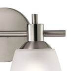 THOMAS 1302BB/20 Jackson 14'' Wide 2-Light Vanity Light - Brushed Nickel