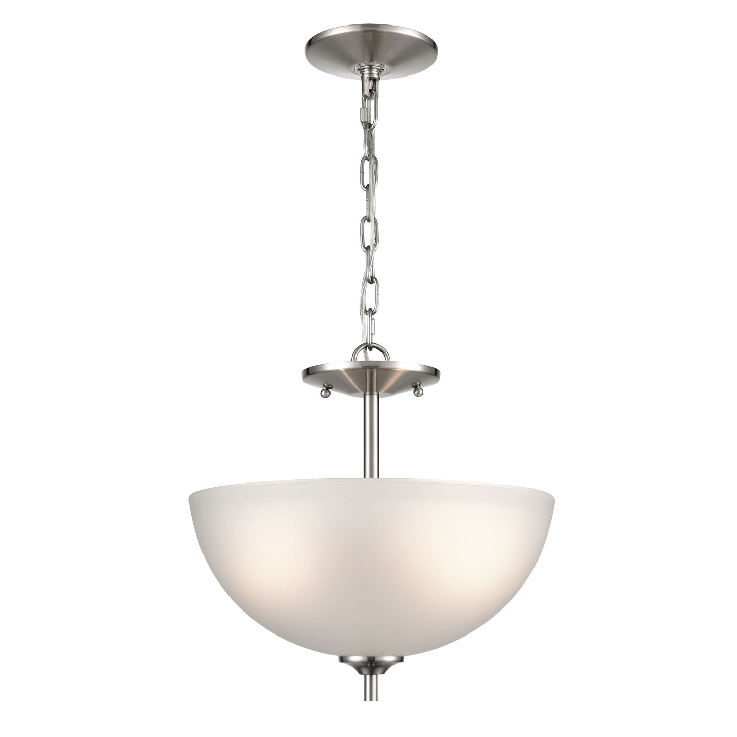 THOMAS 1302PL/20 Jackson 14'' Wide 2-Light Pendant - Brushed Nickel