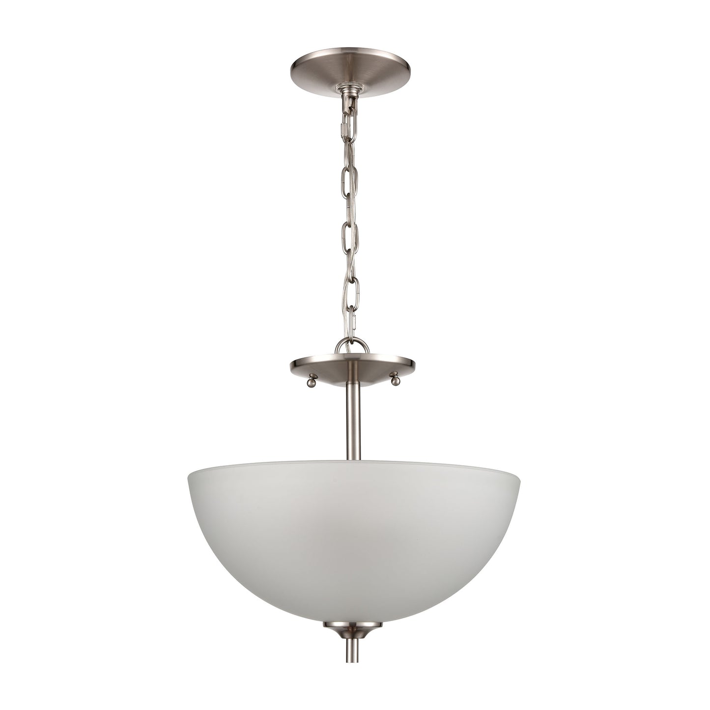 THOMAS 1302PL/20 Jackson 14'' Wide 2-Light Pendant - Brushed Nickel