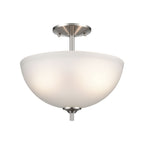 THOMAS 1302PL/20 Jackson 14'' Wide 2-Light Pendant - Brushed Nickel