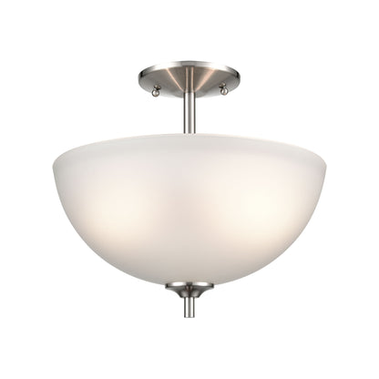 THOMAS 1302PL/20 Jackson 14'' Wide 2-Light Pendant - Brushed Nickel