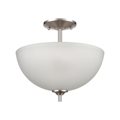 THOMAS 1302PL/20 Jackson 14'' Wide 2-Light Pendant - Brushed Nickel