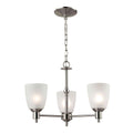 THOMAS 1303CH/20 Jackson 20'' Wide 3-Light Chandelier - Brushed Nickel