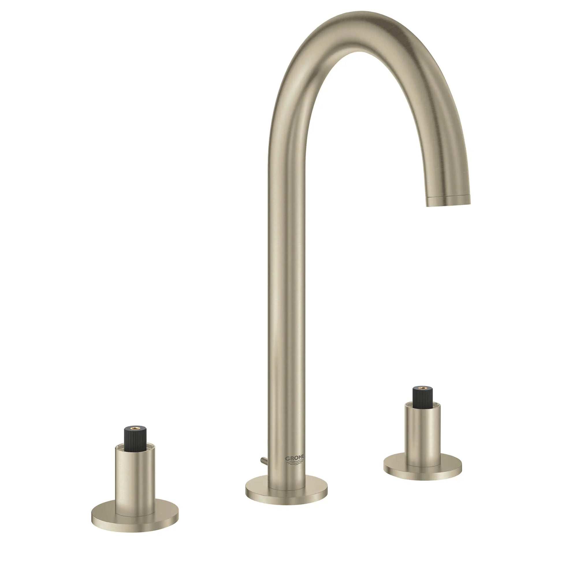 GROHE 20069EN3 Atrio New 8-inch Widespread 2-Handle M-Size Bathroom Faucet 1.2 GPM - Brushed Nickel
