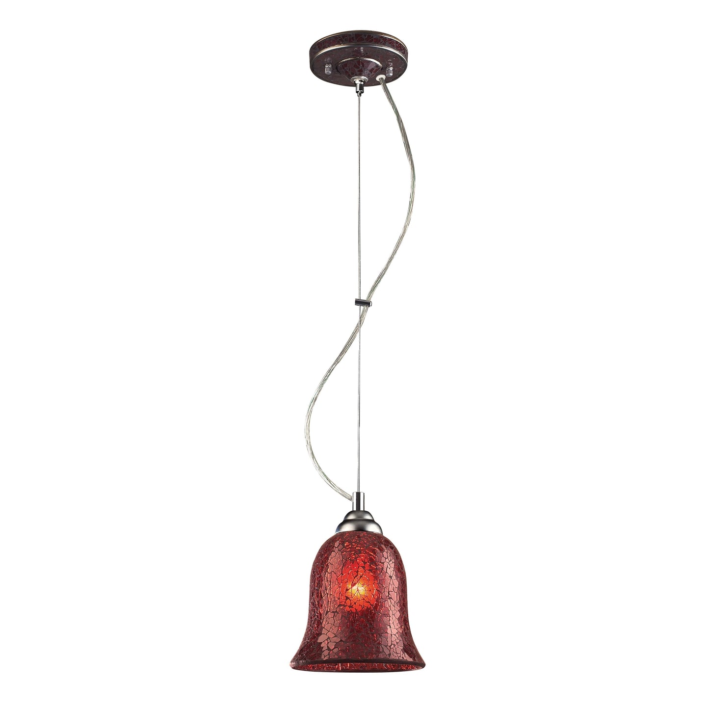 ELK SHOWROOM 1305-1RDC Bellisimo 7'' Wide 1-Light Mini Pendant - Chrome