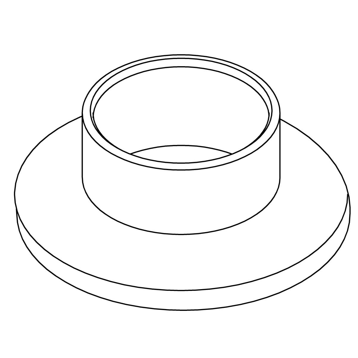 KOHLER Escutcheon, Diverter - Matte Black, K-1306155-BL