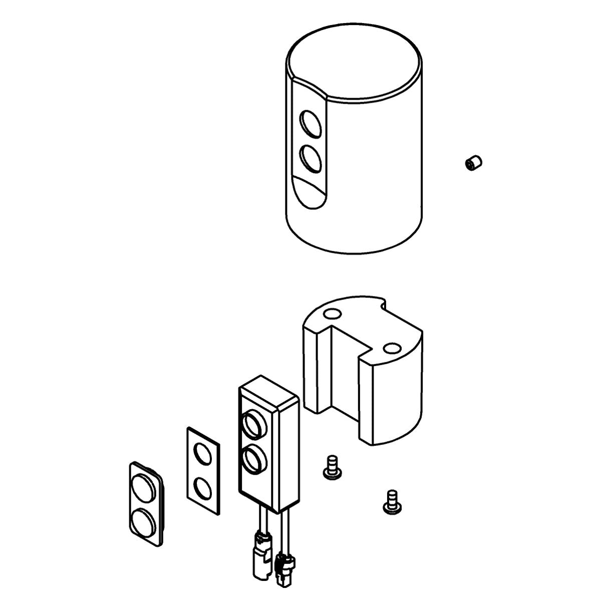 KOHLER Cover Assembly, Tripoint 1.28 Gpf - Polished Chrome, K-1308838-CP