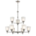 THOMAS 1309CH/20 Jackson 29'' Wide 9-Light Chandelier - Brushed Nickel