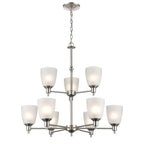THOMAS 1309CH/20 Jackson 29'' Wide 9-Light Chandelier - Brushed Nickel