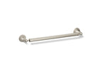 KOHLER K-13108-BN Pinstripe 18" Towel Bar - Vibrant Brushed Nickel
