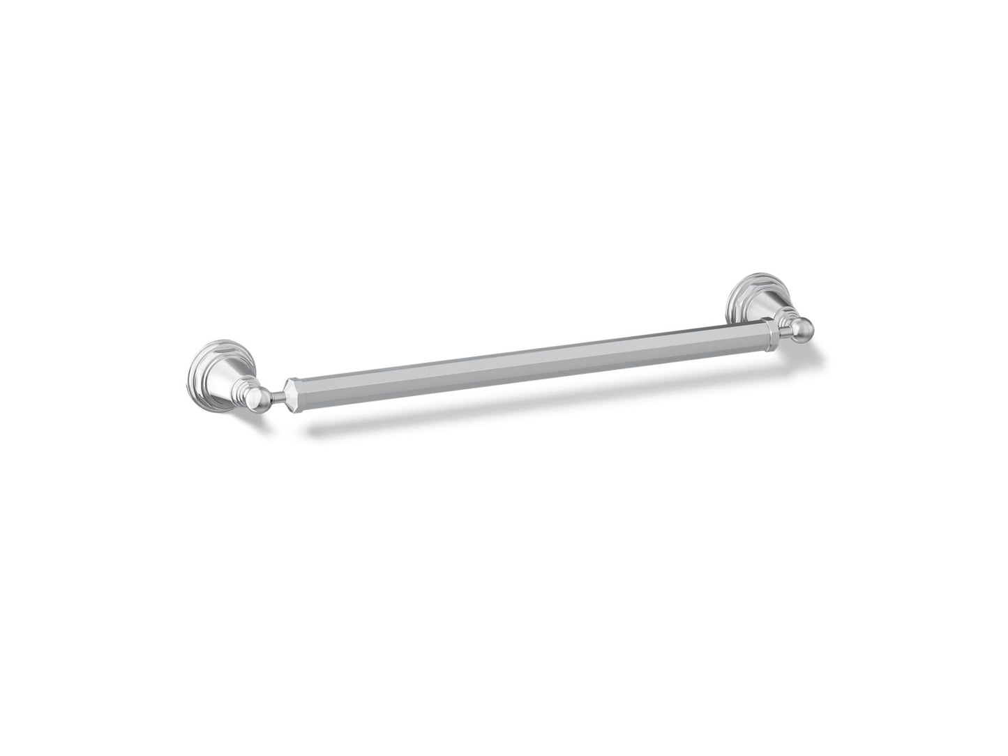 KOHLER K-13108-CP Pinstripe 18" towel bar - Polished Chrome