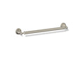 KOHLER K-13108-SN Pinstripe 18" Towel Bar - Vibrant Polished Nickel