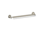 KOHLER K-13108-SN Pinstripe 18" Towel Bar - Vibrant Polished Nickel